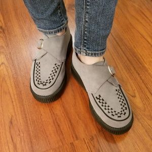 MOVING SALE. TUK suede creepers